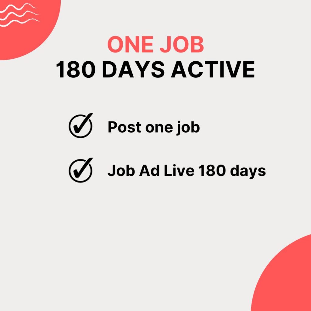 Image of job package for 180 days job posting